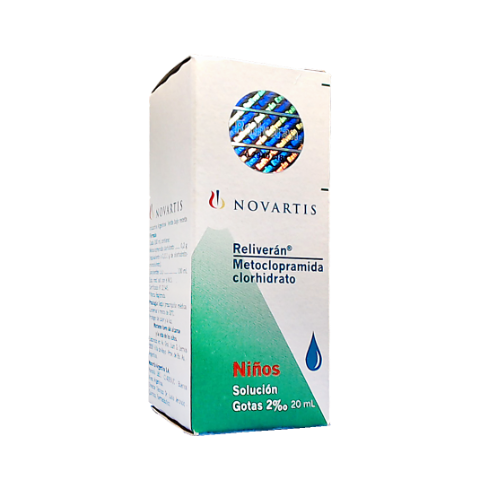 Reliveran Metoclopramida 0.2% Gador Gotas Frasco x 20 ml