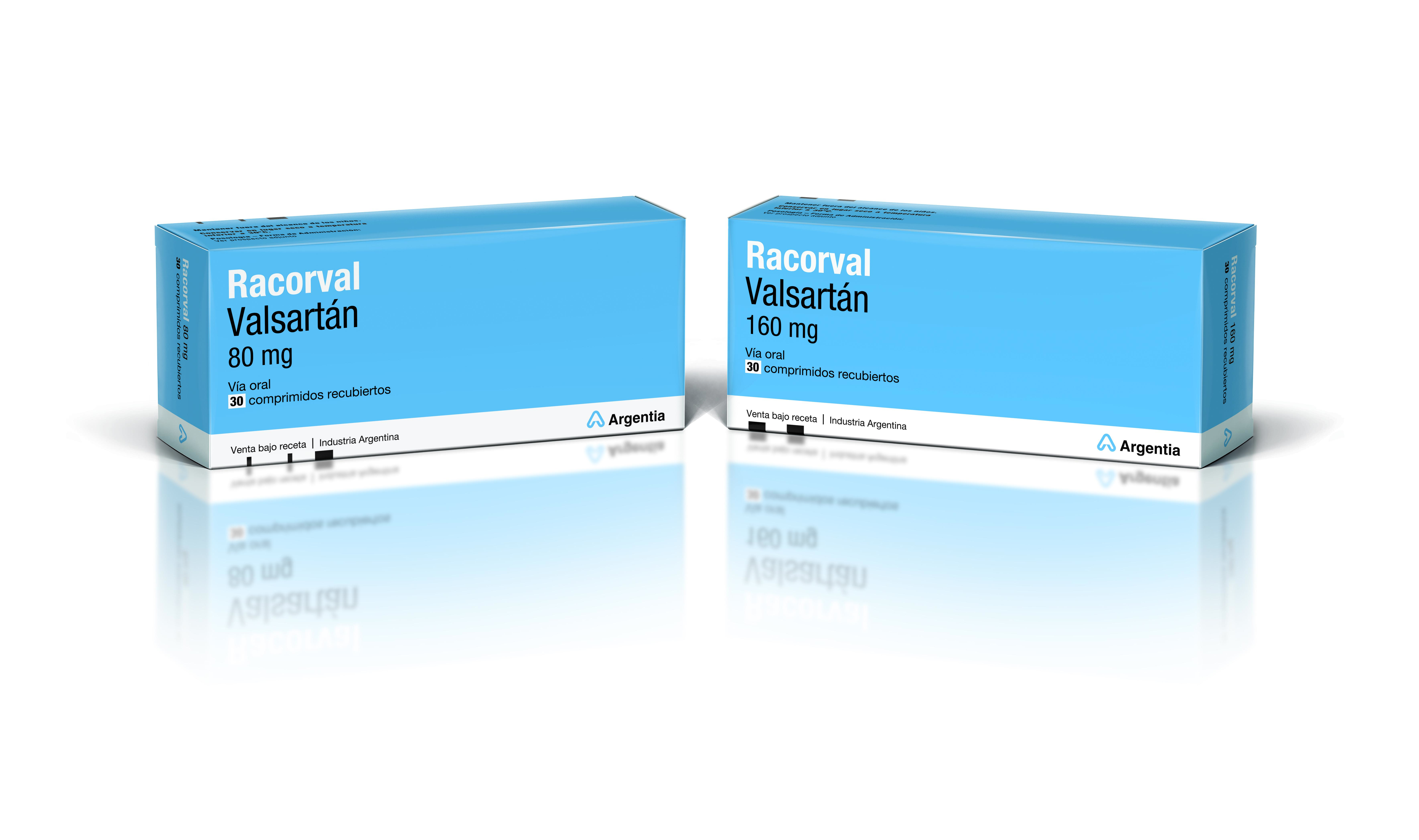 Racorval Valsartan 80 mg Roemmers Caja x 30 Comprimidos