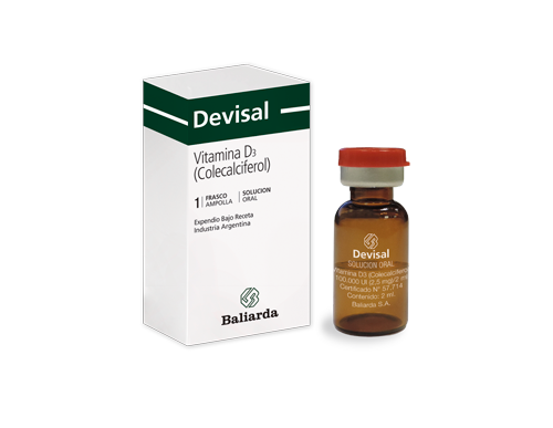 Devisal Colecalciferol 100000ui/2ml Baliarda Ampolla x 2 ml
