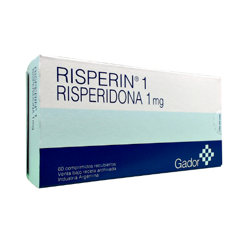 Risperin Risperidona 1 mg Gador Caja x 60 Comprimidos
