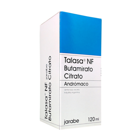 Talasa N.F Citrato de Butamirato 0.2 g Andrómaco Jarabe x 120 ml