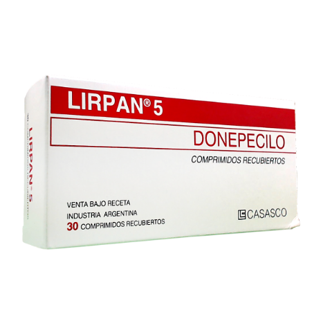 Lirpan Donepecilo 5 mg Casasco Caja x 30 Comprimidos