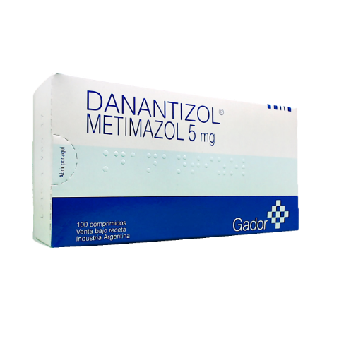 Danantizol Metimazol 5 mg Gador Caja x 100 Comprimidos