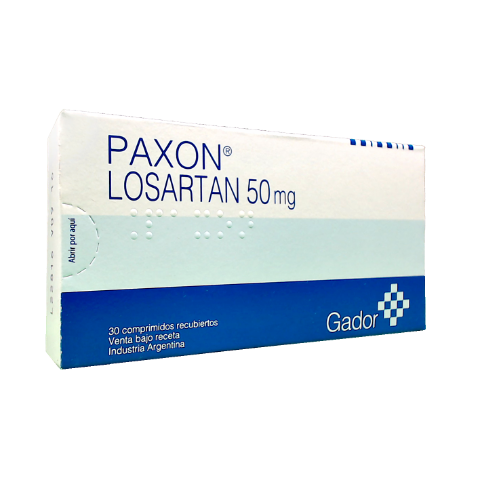 Paxon Losartan 50 mg Gador Caja x 30 Comprimidos