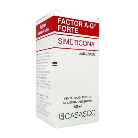 Factor Ag Forte Simeticona 15mg/100 ml Casasco Emulsión x 60 ml