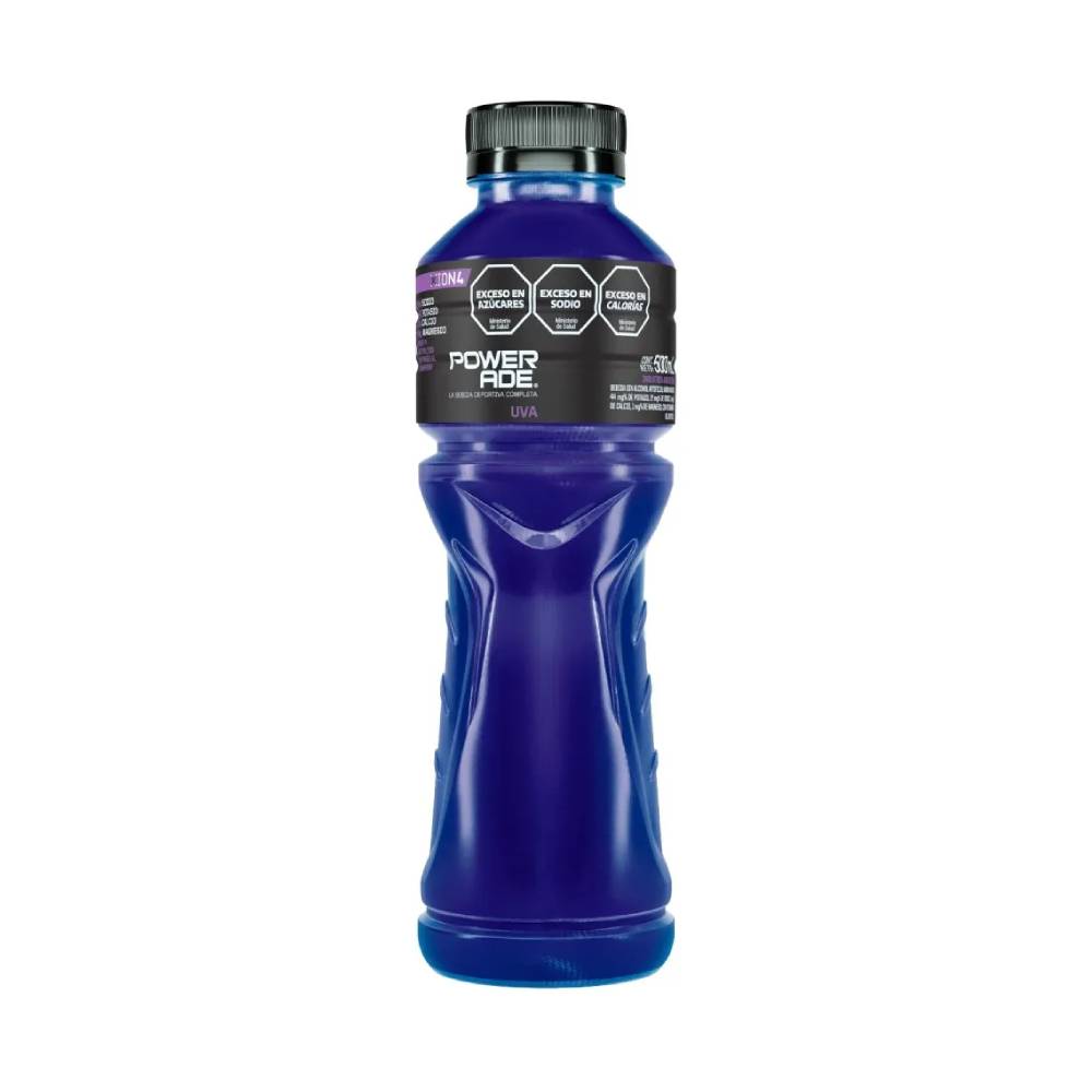 Bebida isotónica Powerade Hot Fill Uva Botella x 500 ml