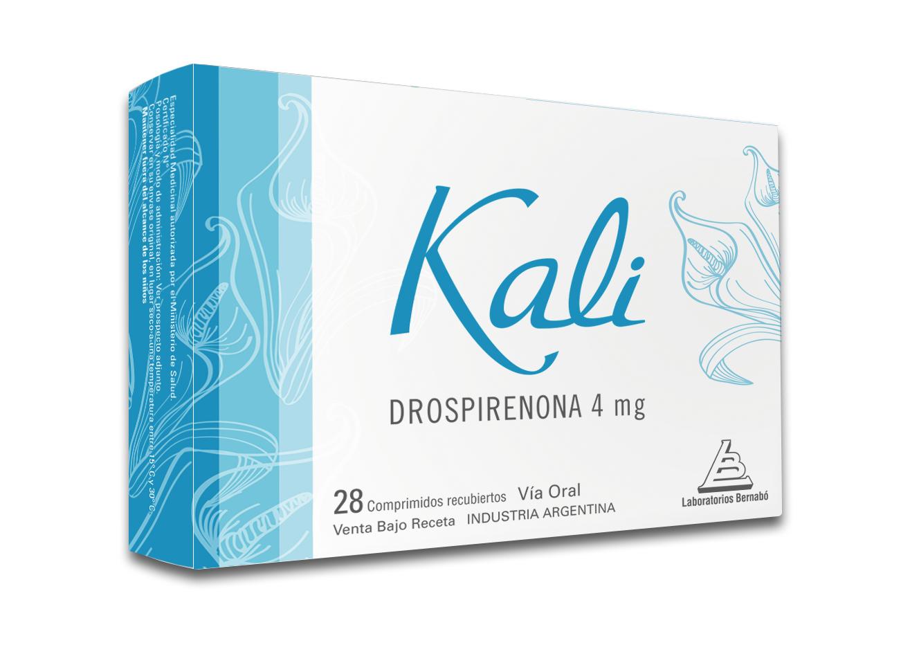 Kali Drospirenona + Etinilestradiol 3mg/0,02mg Bernabó Caja x 28 Comprimidos