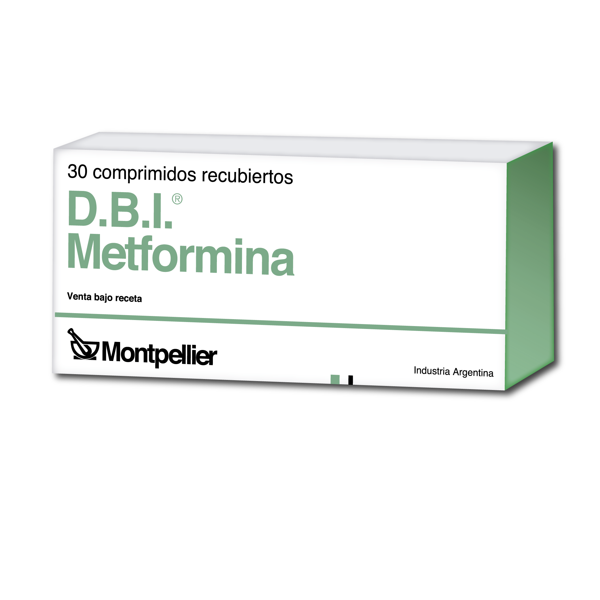 Dbi Metformina 500 mg Montpellier Caja x 30 Comprimidos
