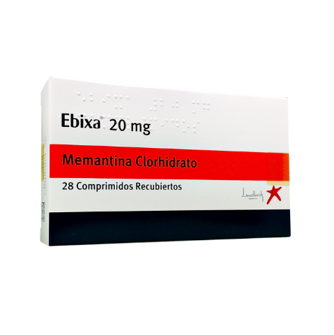 Ebixa Memantina 20 mg Lundbeck Caja x 28 Comprimidos Recubiertos