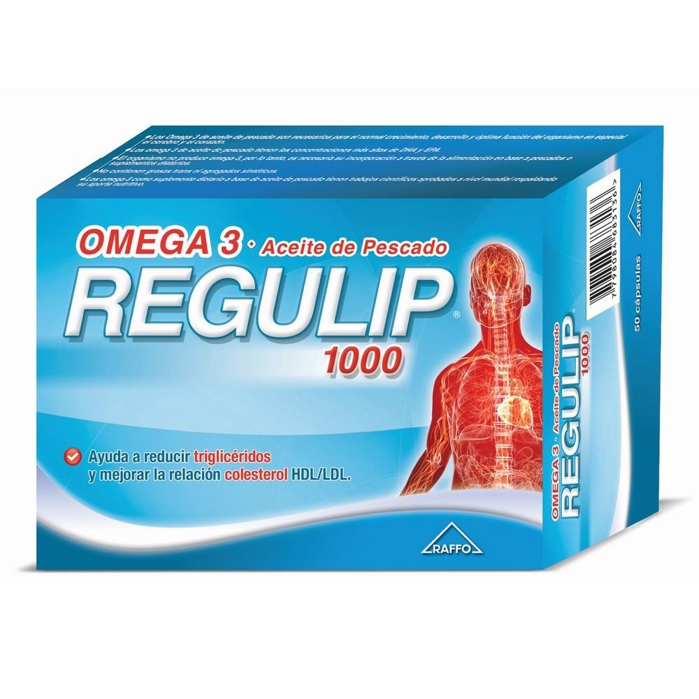Regulip Omega 3 1 g Raffo Caja x 50 Cápsulas