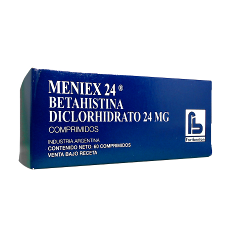 Meniex Betahistina 24 mg Fortbenton Caja x 60 Comprimidos