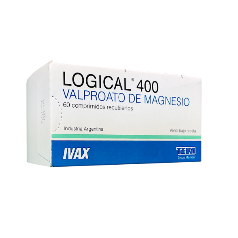 Logical Valproato De Magnesio 400 mg Ivax Caja x 60 Comprimidos