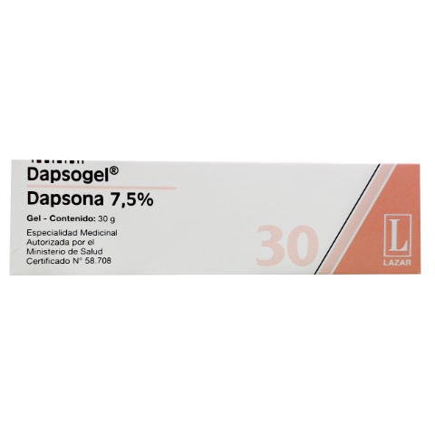 Dapsogel Dapsona 7.5% Casasco Pomo x 30 g Gel Dérmico
