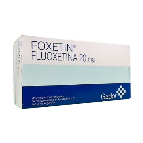 Fluoxetina 20 mg Gador Caja x 60 Comprimidos