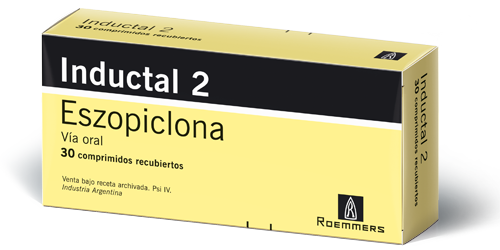 Inductal Eszopiclona 2 mg Roemmers Caja x 30 Comprimidos