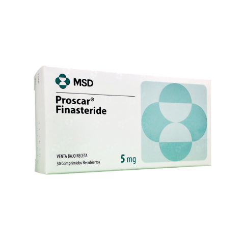 Proscar Finasteride 5 mg MSD Caja x 30 Comprimidos