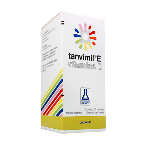 Tanvimil Vitamina E 200 mg Megalabs Caja x 30 Cápsulas
