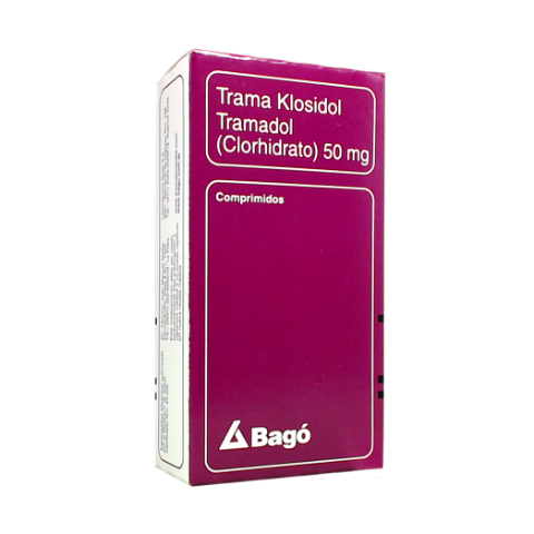 Trama Klosidol Tramadol 50 mg Bagó Caja x 20 Comprimidos