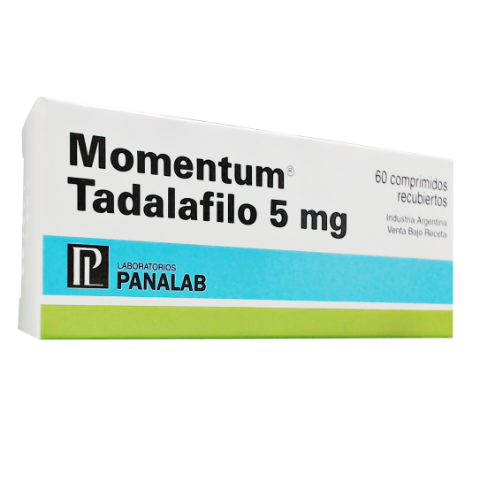 Momentum Tadalafilo 5 mg Panalab Caja x 60 Comprimidos