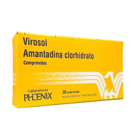 Virosol Amantadina 100 mg Elea Phoenix Caja x 30 Comprimidos
