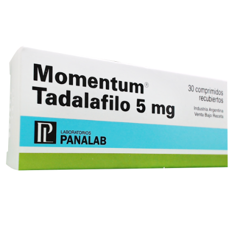 Momentum Tadalafilo 5 mg Panalab Caja x 30 Comprimidos