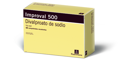 Improval 500 Ácido Valproico 500mg Ivax Caja x 60 Comprimidos