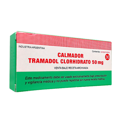 Calmador Tramadol 50 mg Finadiet Caja x 30 Comprimidos