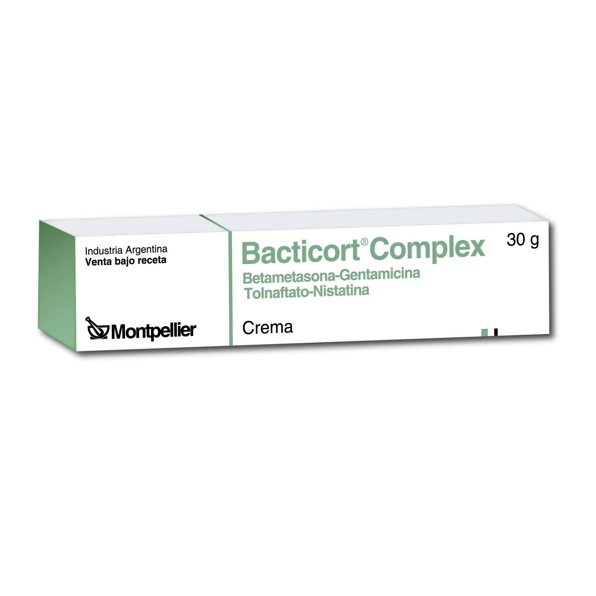 Bacticort Gentamicina + Betametasona 0.1%/0.05% Montpellier Crema x 30 g