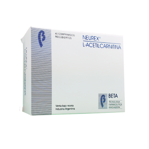 Neurex L-Acetil Carnitina 500 mgBeta Caja x 40 Comprimidos