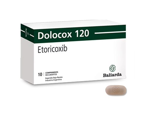 Dolocox Etoricoib 120 mg Baliarda Caja x 10 Comprimidos