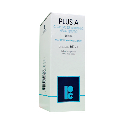 Plus A Cloruro de Aluminio 20 g Cassará Loción x 60 ml