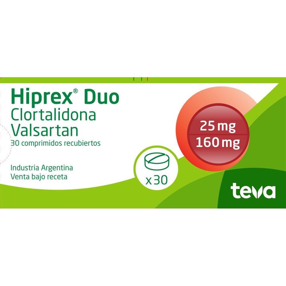 Hiprex Duo Amlodipina 5 mg + Valsartán 160 mg Montpellier Caja x 30 ...