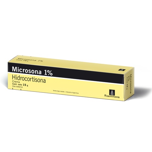 Microsona 1% Hidrocortizona 1 g Por Definir Siegfried Crema x 15 g