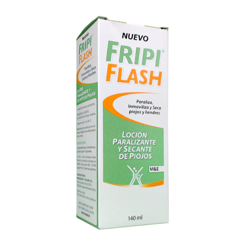 Loción para piojos Fripi Flash Frasco x 140 ml