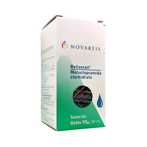 Reliveran Metoclopramida 0.5% Gador Gotas Frasco x 60 ml