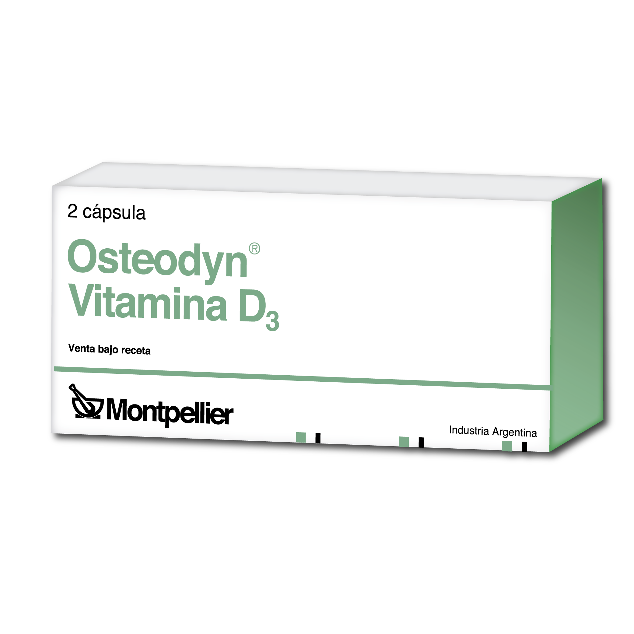 Osteodyn Colecalciferol 100000 ui Montpellier Caja x 2 Cápsulas
