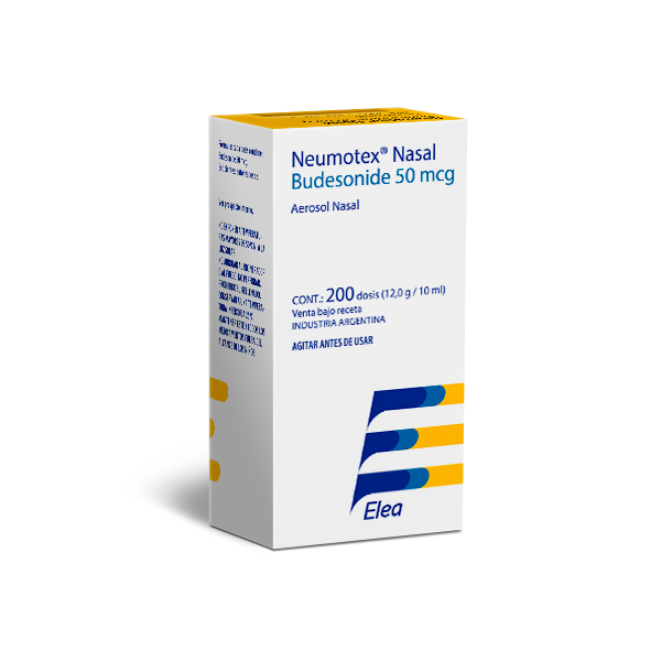 Neumotex Nasal Budesonida 50 mcg Elea Phoenix Envase 200 Dosis