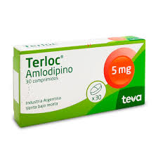 Terloc Amlodipina 5 mg Ivax Caja x 30 Comprimidos