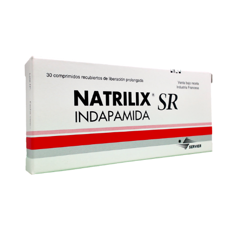 Natrilix Sr Indapamida 1,5 mg Servier Caja x 30 Comprimidos