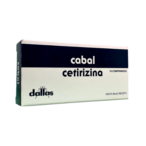 Cabal Cetirizina 10 mg Dallas Caja x 10 Comprimidos