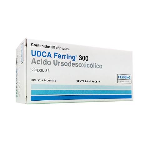Udca Ácido Ursodesoicolico 300 mg Siegfried Caja x 30 Cápsulas