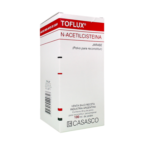 Toflux N-Acetilcisteína 2 g Casasco Jarabe x 100 ml