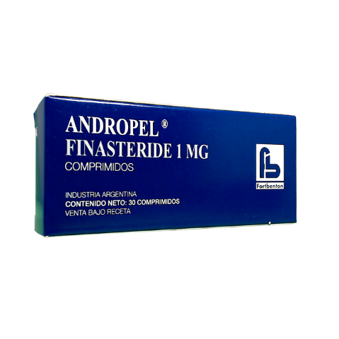 Andropel Finasteride 1 mg Fortbenton Caja x 30 Comprimidos