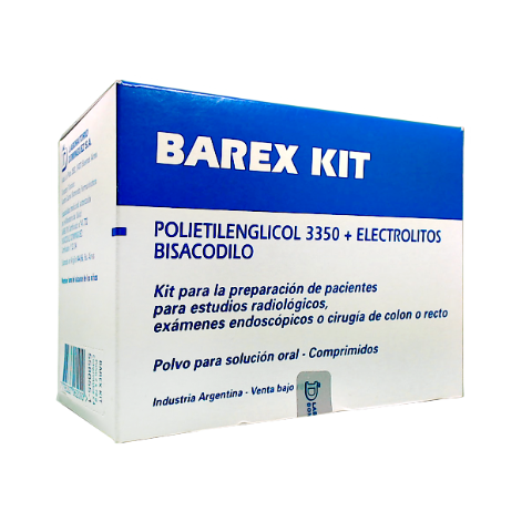 Barex Kit Polietilenglicol 3350 Dominguez 2 Potes x 70 g