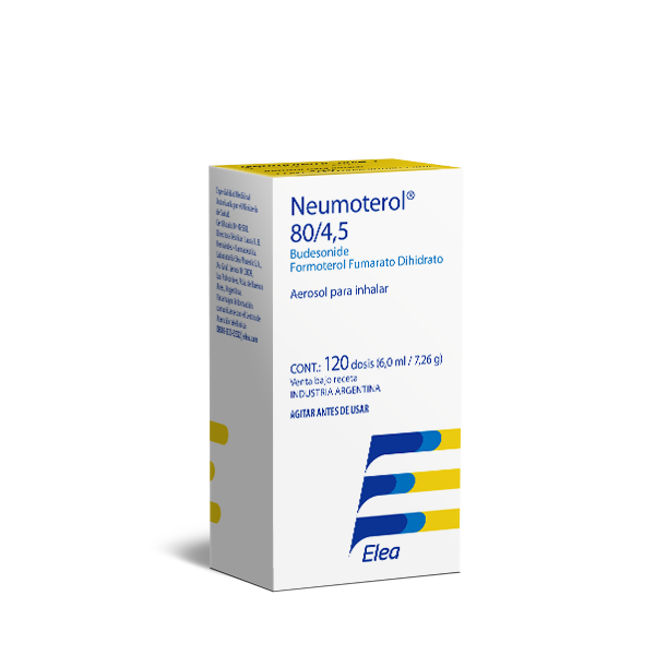 Neumoterol Budesonida + Formoterol 80mcg/4,5 mcg Elea Phoenix Aerosol x 120 Dosis