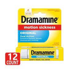 Dramamine Dimenhidrinato 50 mg Janssen Caja x 12 Comprimidos