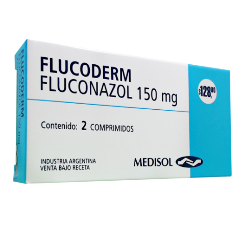 Flucoderm Fluconazol 150 mg Cassará Caja x 2 Comprimidos