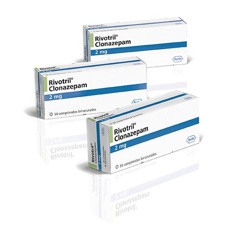 Rivotril Clonazepam 2 mg Biopas Caja x 30 Comprimidos