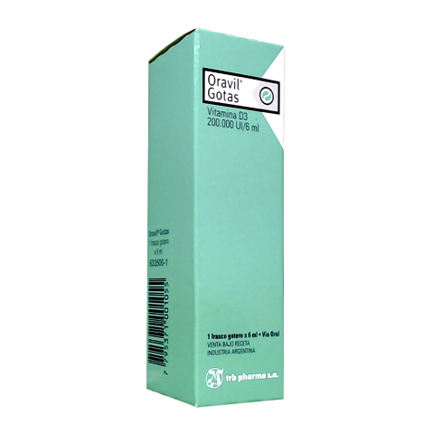 Oravil Colecalciferol 33 ui TRB Solución Oral Frasco x 6 ml