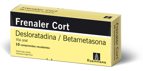 Frenaler Betametasona + Desloratadina 0.005gr/0.1mg Roemmers Jarabe x 60 ml